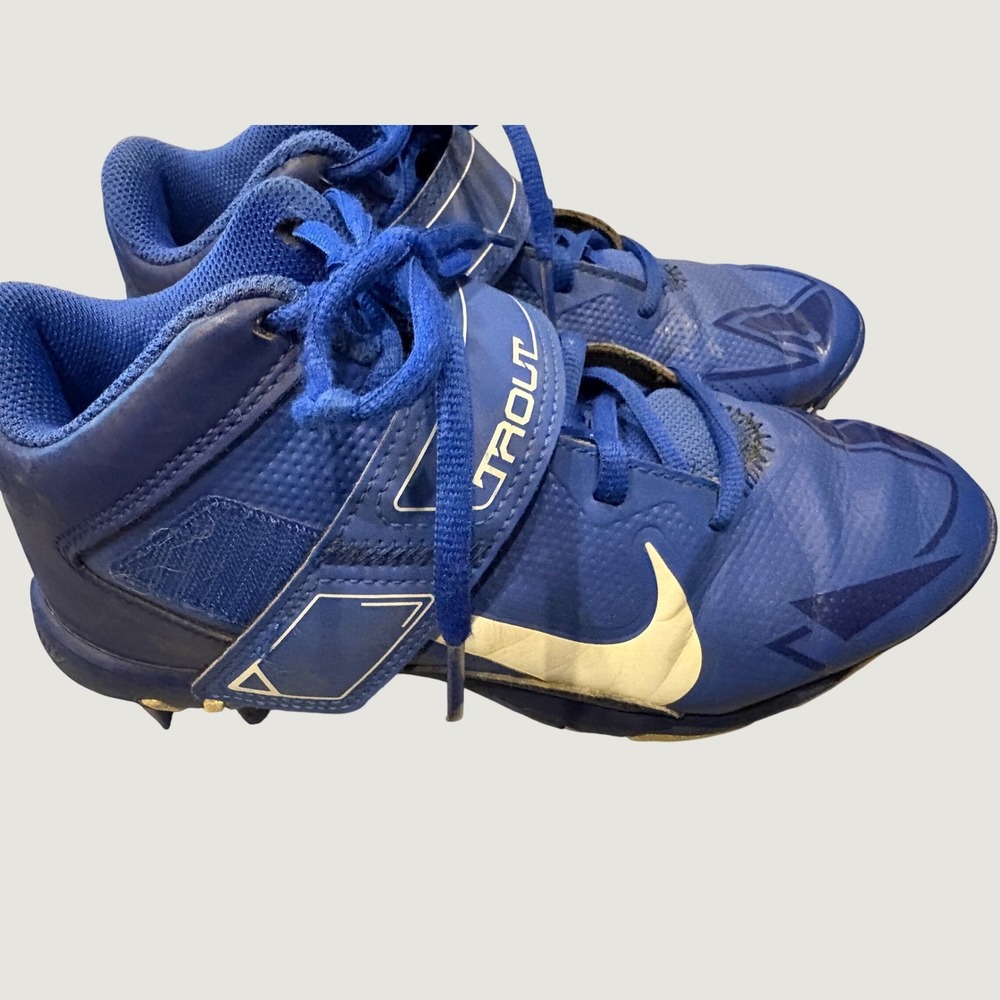 Nike Force Trout 8 Keystone Baseball Cleats Royal Blue White Youth 6Y CZ5910-414
